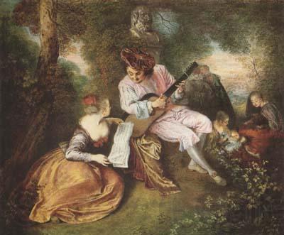 Jean-Antoine Watteau Scale of Love (mk08)